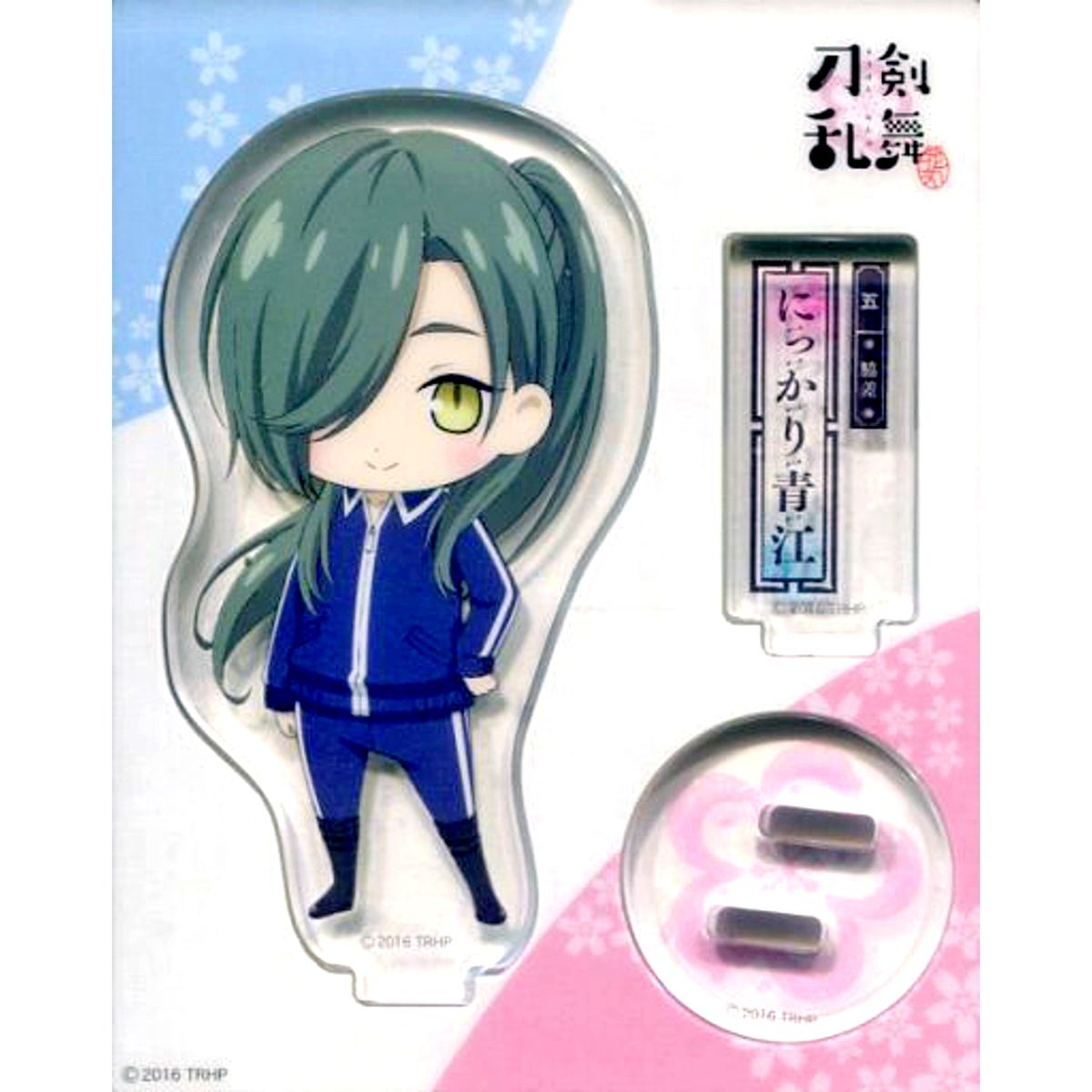 Nikkari Aoe Touken Ranbu: Hanamaru Chibi Illustration Acrylic Stand Only from Touken Ranbu: Hanamaru Blu-ray/DVD TOHO animation STORE Limited Edition Part 1 [USED]