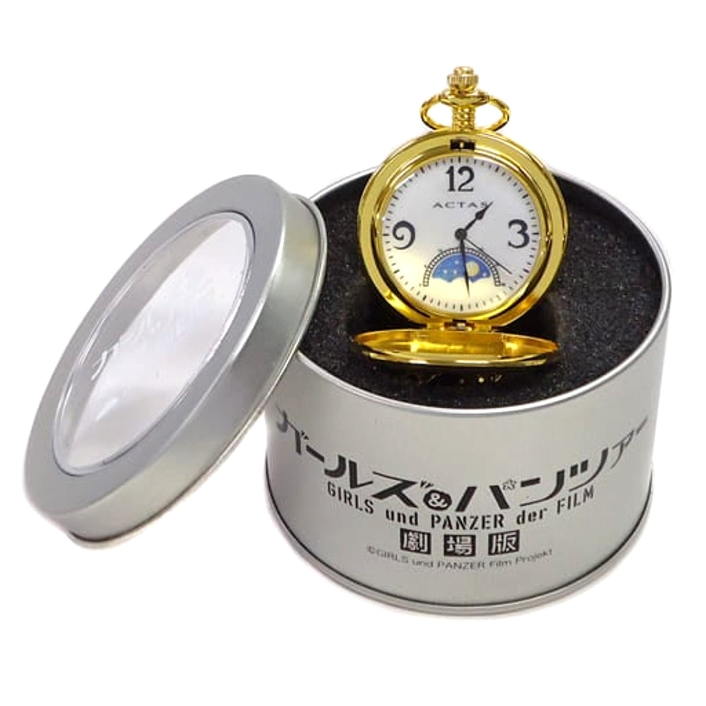 Girls und Panzer der Film Gold Arisu Pocket Watch [USED]