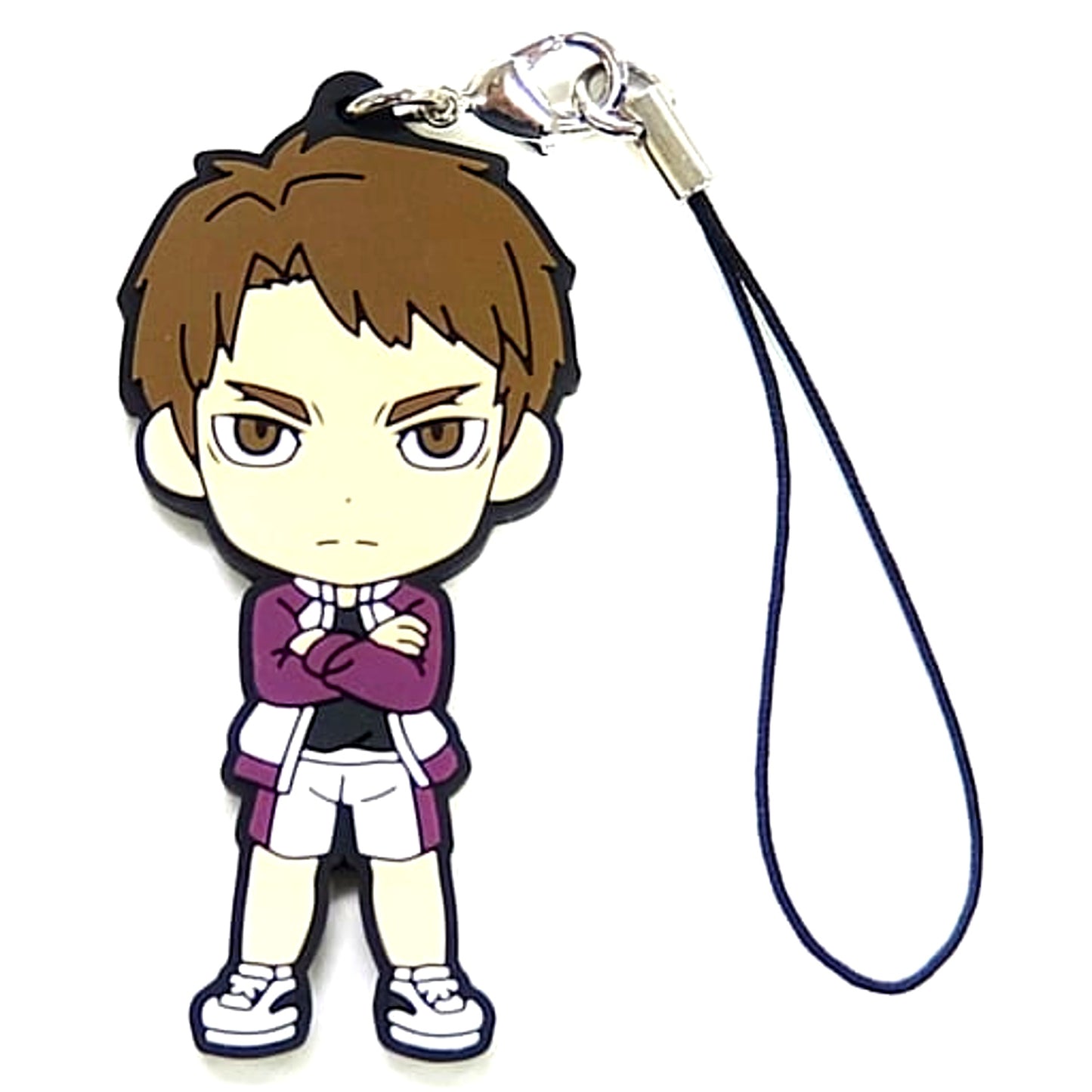 Wakatoshi Ushijima Haikyu!! Ichiban Kuji Kyoteki Gekitostu! Rubber Charm Last One Prize [USED]