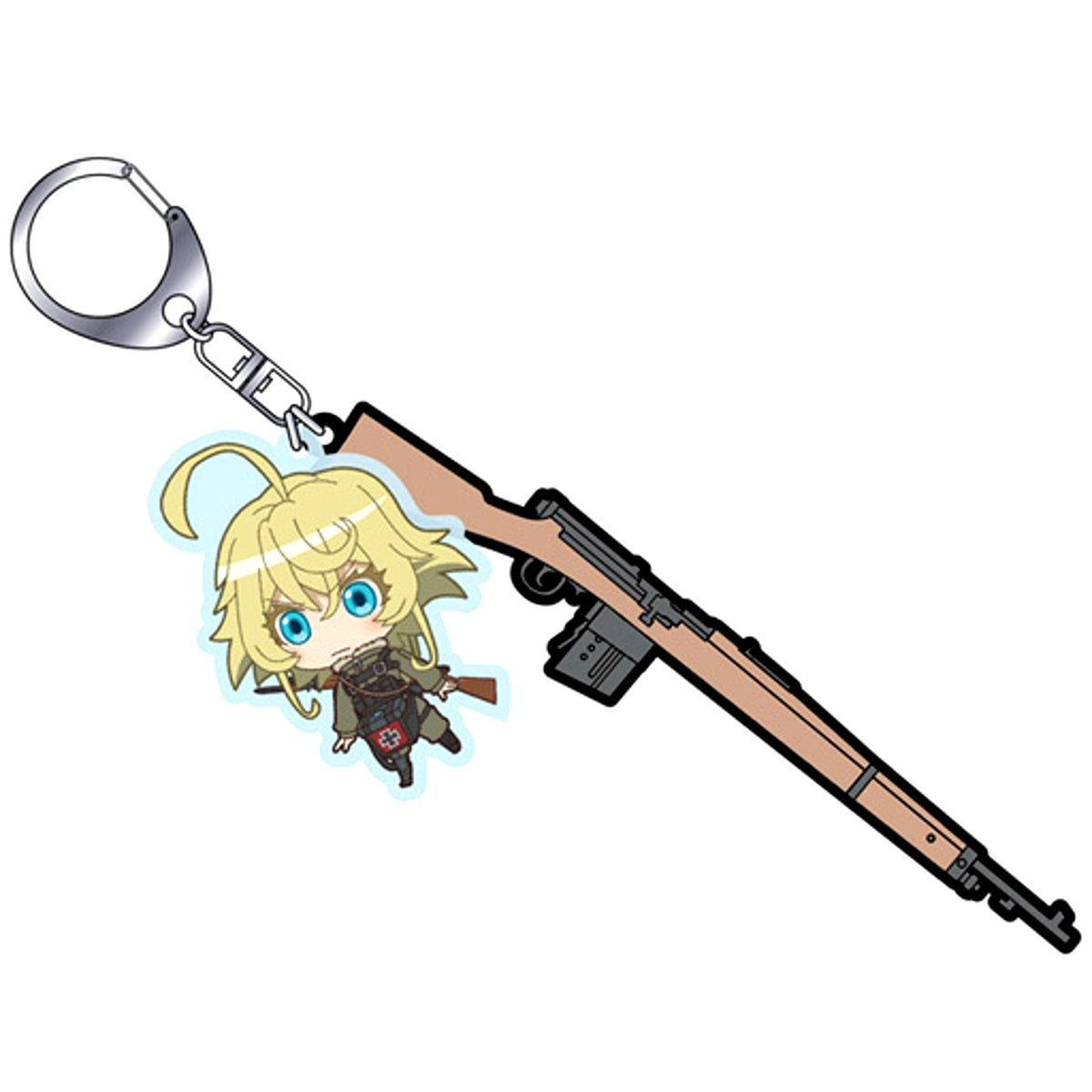 Tanya Degurechaff & Imperial Magic Semi-Automatic Rifle Mondragon M1908 T.W.G. Keychain Saga of Tanya the Evil [USED]