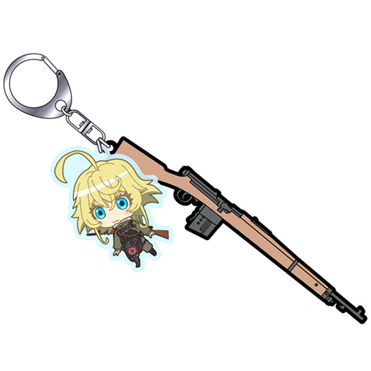 Tanya Degurechaff & Imperial Magic Semi-Automatic Rifle Mondragon M1908 T.W.G. Keychain Saga of Tanya the Evil [USED]
