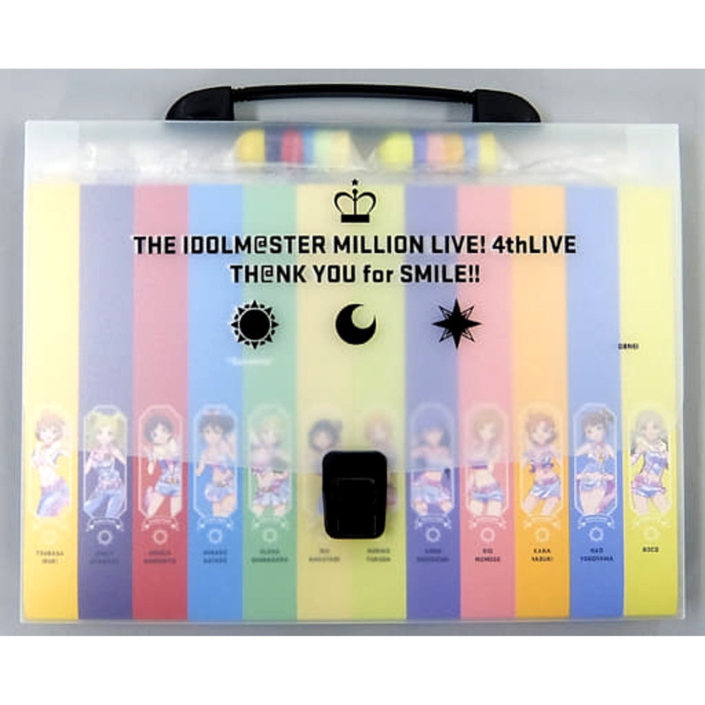 THE IDOLM@STER Million Live! Sunshine 4th Live Ver. 12 Color Set Official Concert Light 4th Live Th@nk You For Smile!! Limited [USED]