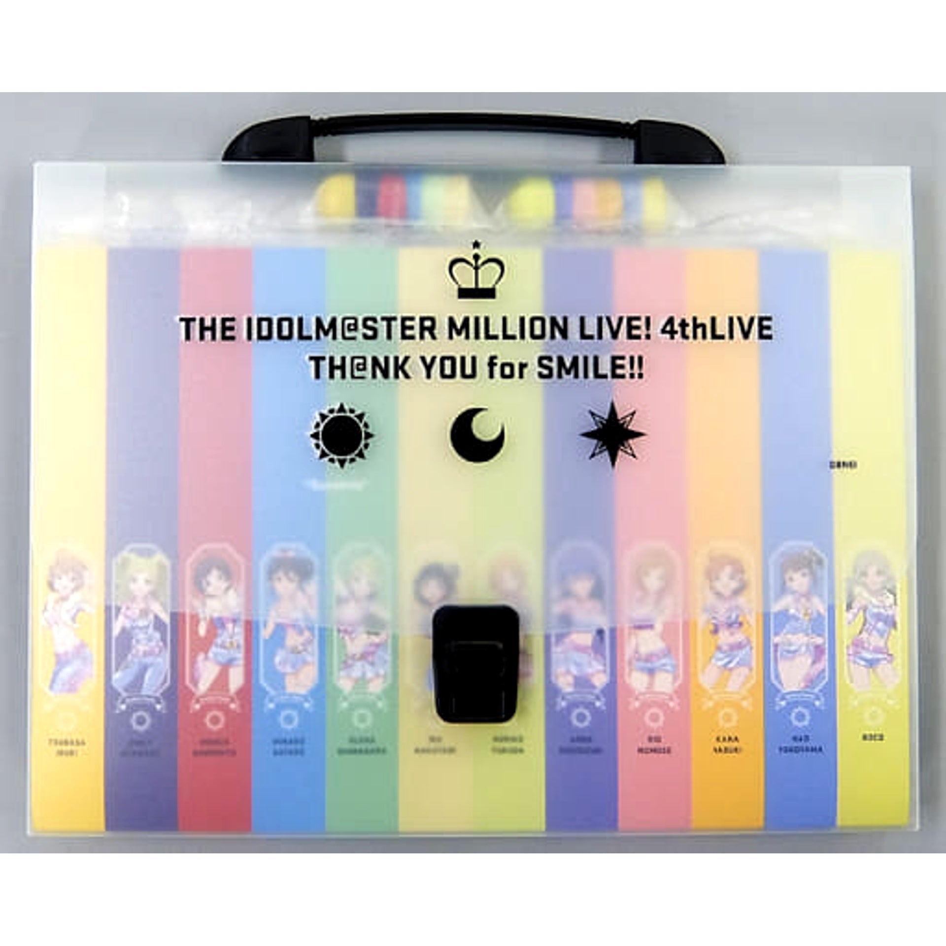 THE IDOLM@STER Million Live! Sunshine 4th Live Ver. 12 Color Set Official Concert Light 4th Live Th@nk You For Smile!! Limited [USED]