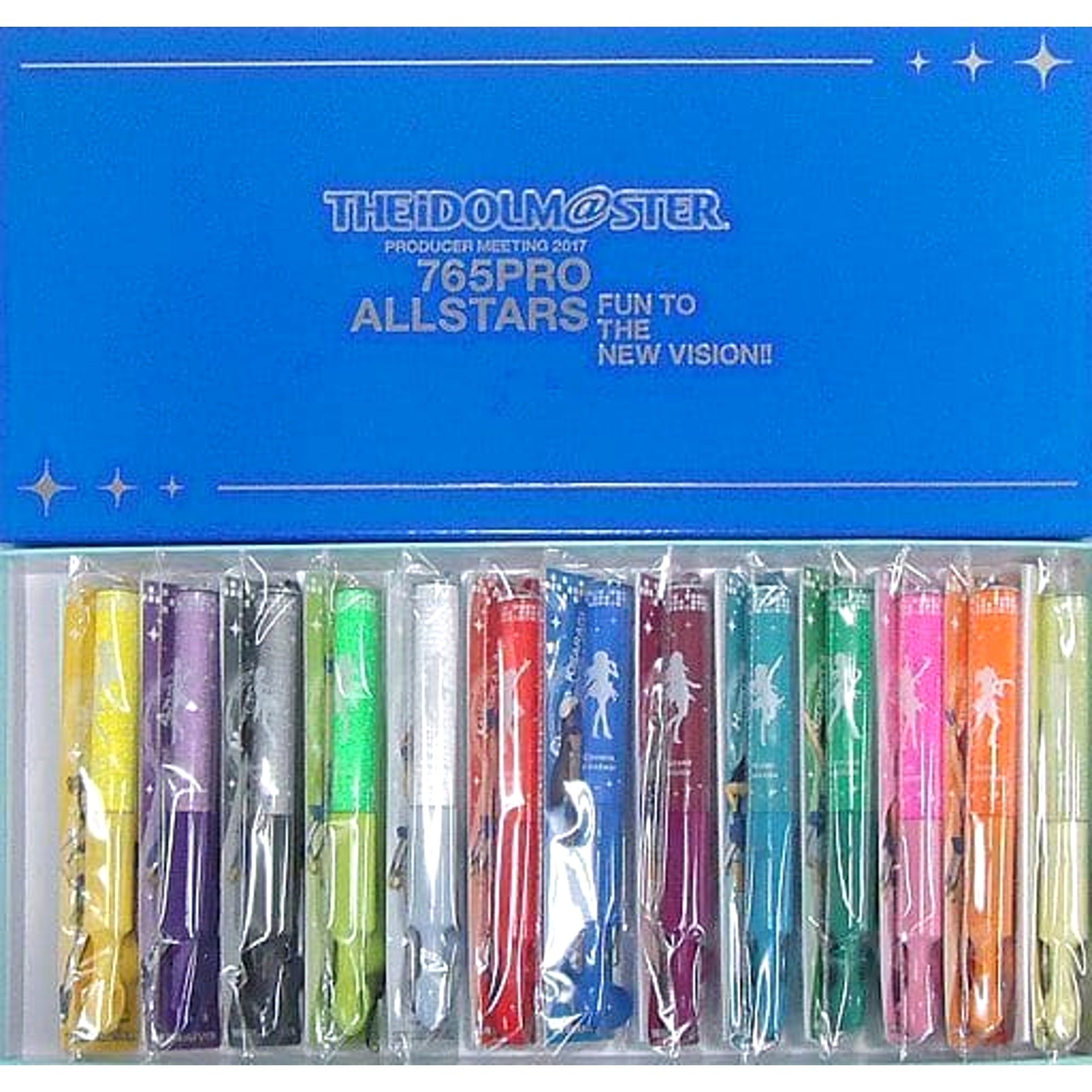 THE IDOLM@STER Producer Meeting 2017 Ver. 13 Color Set Official Concert Light PRODUCER MEETING 2017 765PRO ALLSTARS Fun to the New Vision!! Exclusive [USED]