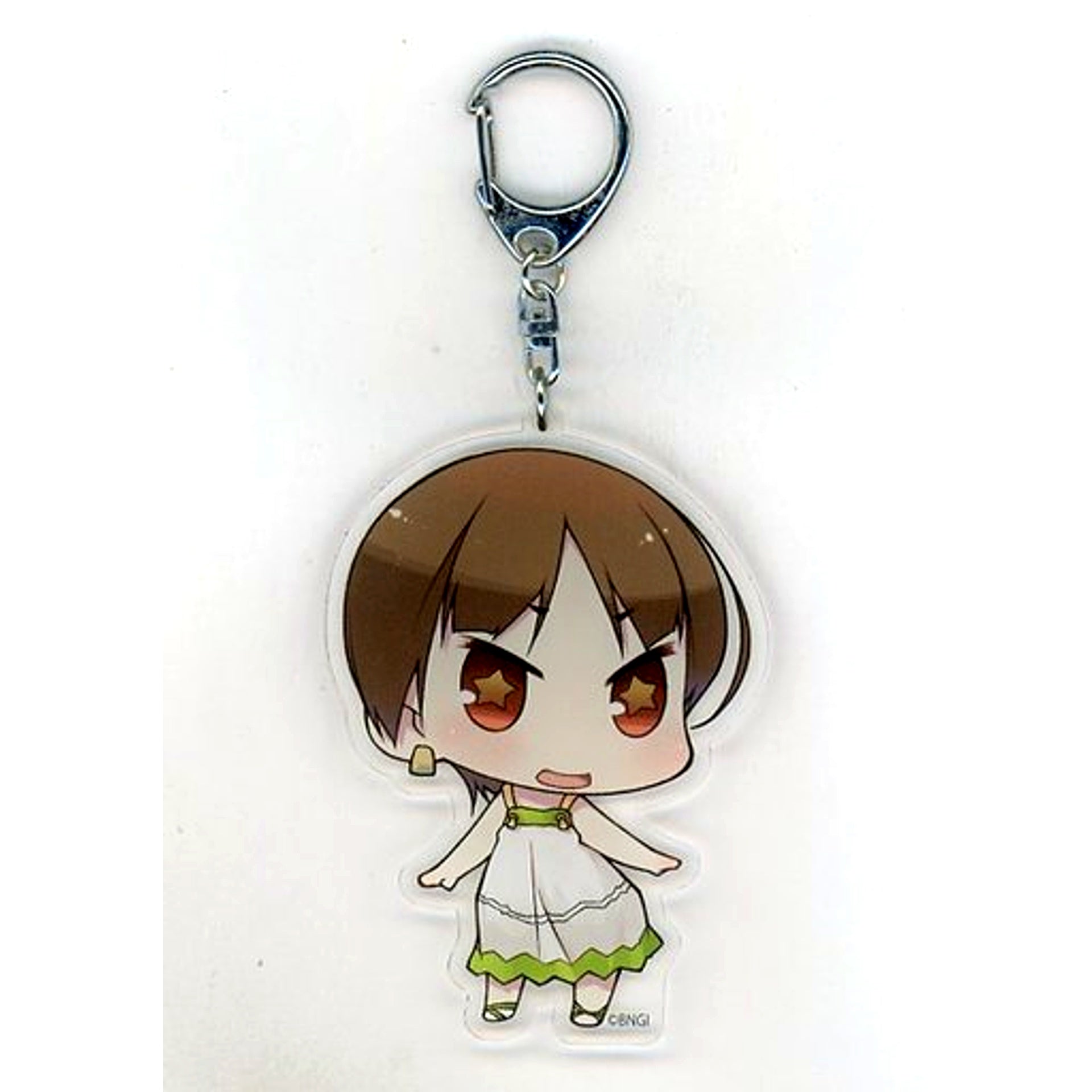 Haseko Akiko Hasegawa The Idolm@ster Radio de ImaCHU!! World CHU-er Acrylic Keychain [USED]