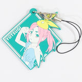 Yotsugi Ononoki Monogatari Series Ichiban Kuji Koyomi to Yukai na Kanojotachi Rubber Charm Prize K Key Chain [USED]