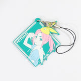 Yotsugi Ononoki Monogatari Series Ichiban Kuji Koyomi to Yukai na Kanojotachi Rubber Charm Prize K Key Chain [USED]