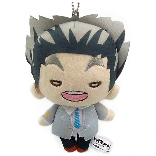 Haikyu!! Kotaro Bokuto Uniform Nitotan Plush Toy with Ball Chain Jump Festa 2016 Limited Keychains [USED]