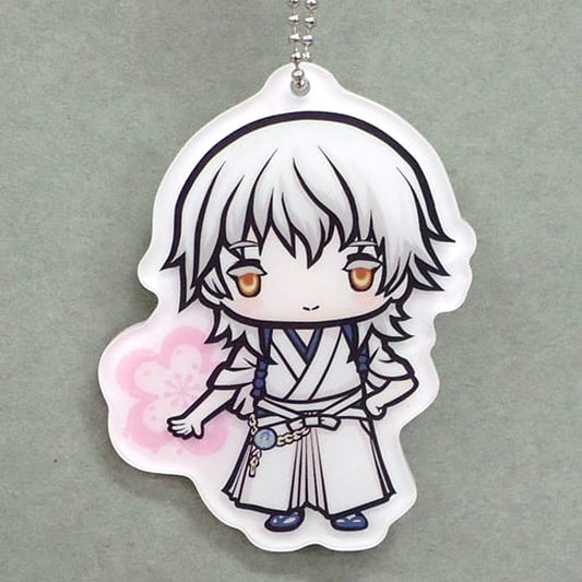 Tsurumaru Kuninaga Touken Ranbu: Hanamaru Minnano Kuji Mochi Puchi Acrylic Keychain Prize G [USED]