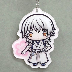 Touken Ranbu: Hanamaru Tsurumaru Kuninaga Minnano Kuji Mochi Puchi Acrylic Keychain Prize G Keychains [USED]