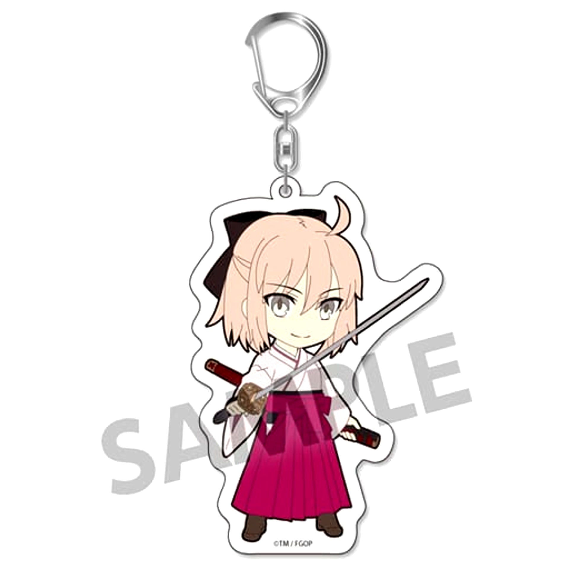 Fate/Grand Order Okita Souji Saber Pikuriru! Trading Acrylic Keychain Vol.2 [USED]