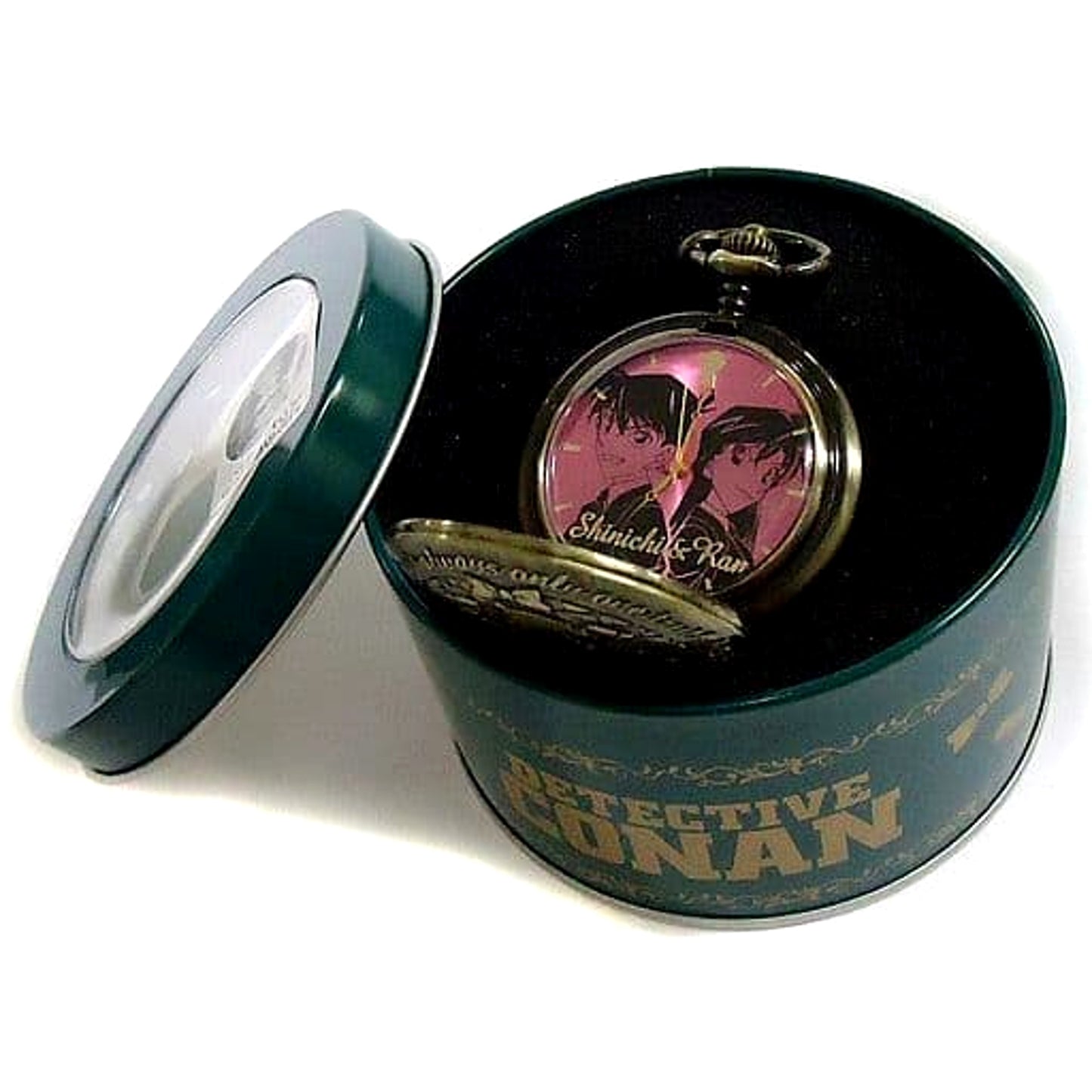 Detective Conan Shinichi Kudo and Ran Mouri Premium Pocket Watch 2017 [USED]