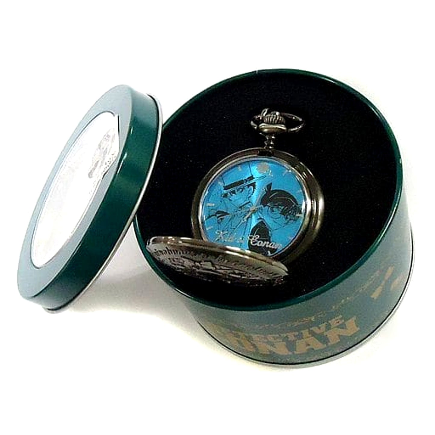 Detective Conan Conan Edogawa and Kaito Kid Premium Pocket Watch 2017 [USED]