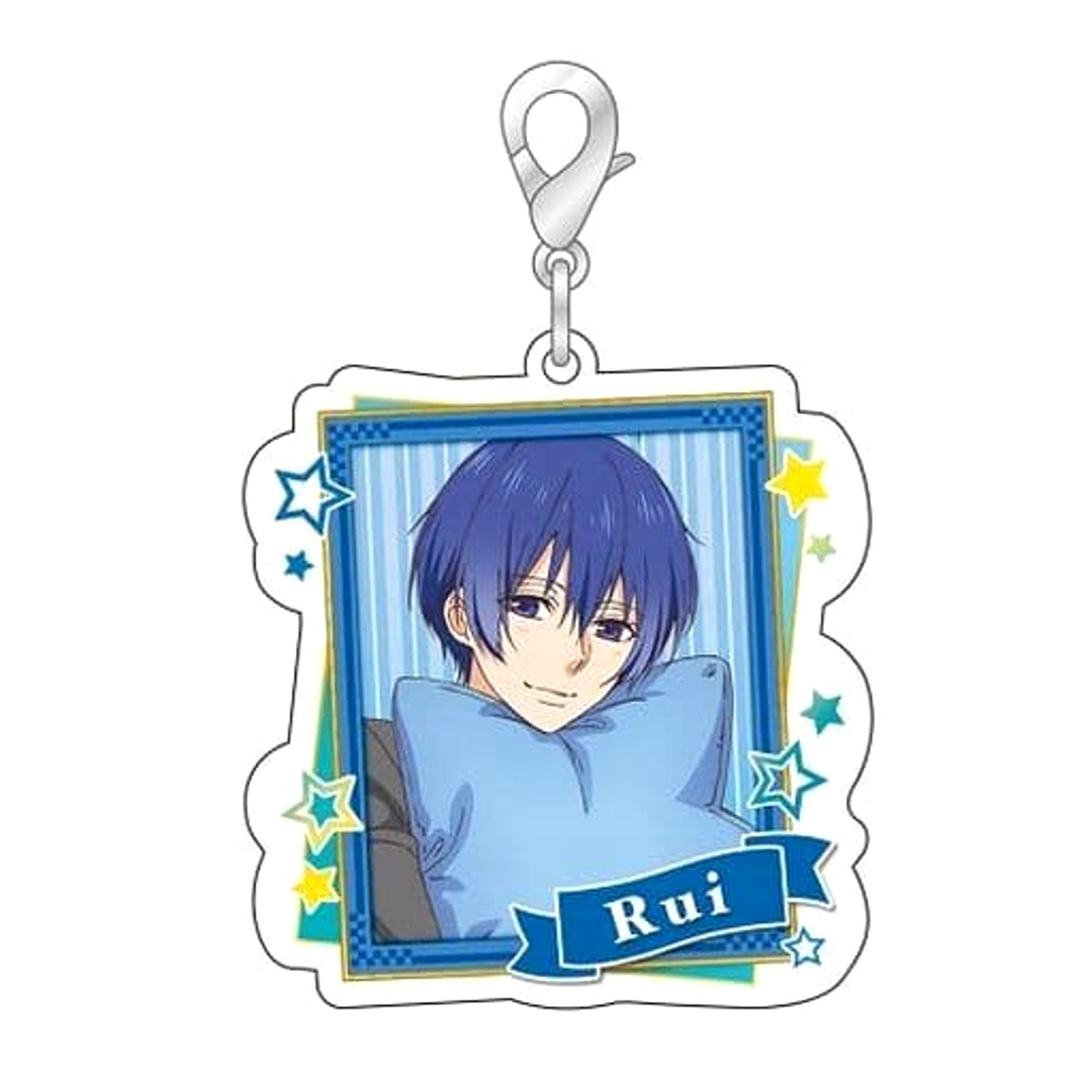 Aiba Rui Holding a Cushion Marginal#4 the Animation Trading Fastener Mascot [USED]