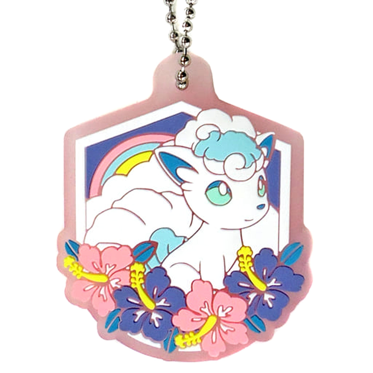 Pokemon Vulpix Ichiban Kuji Pikachu And Friends Happy Beach Time Rubber Collection Prize I Keychains [USED]