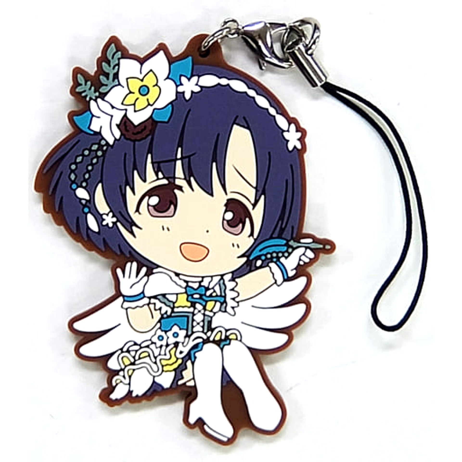 THE IDOLM@STER Cinderella Girls Hotaru Shiragiku Ichiban Kuji Cinderella Girls Spring Rubber Charm Kyunchara Illustrations Prize D [USED]