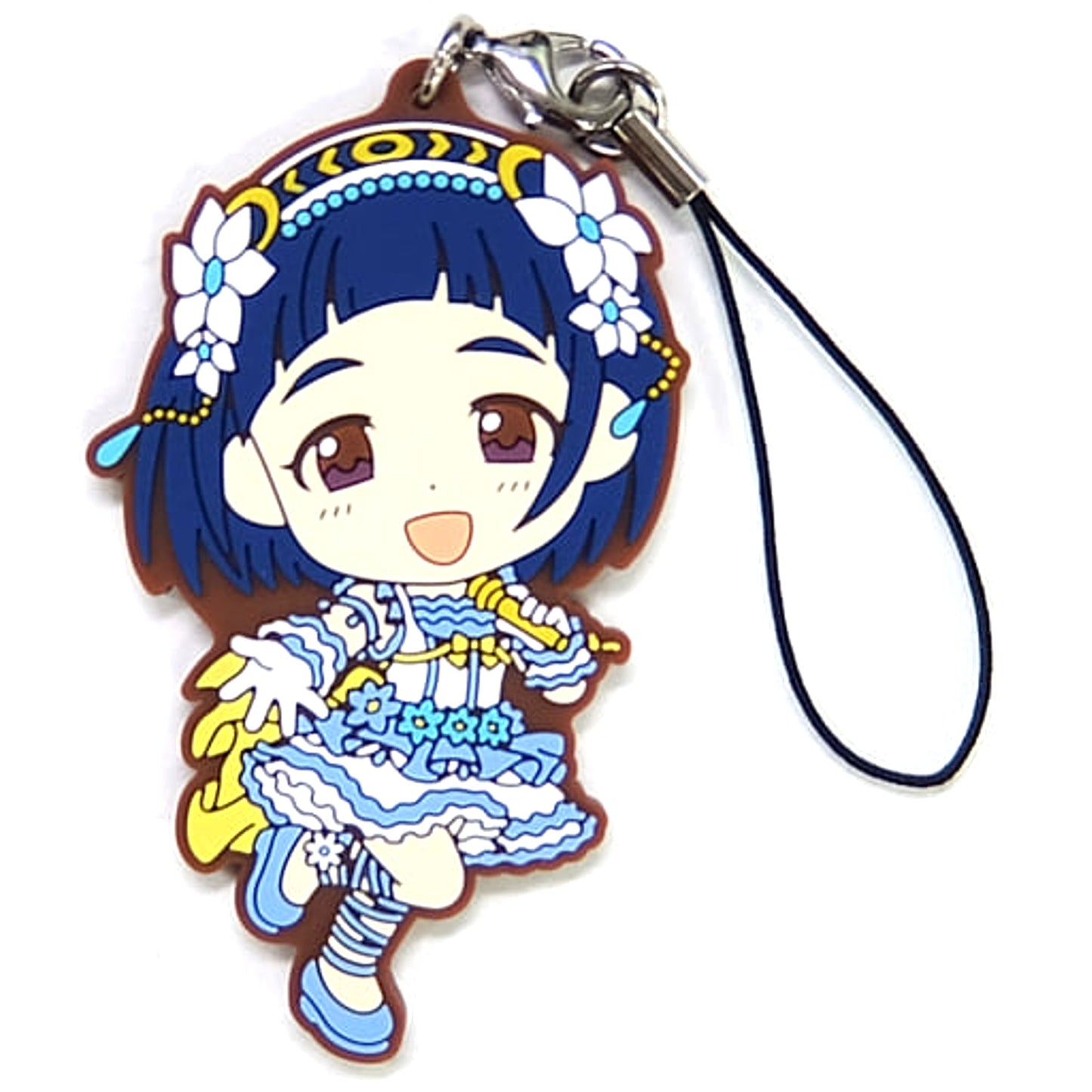 THE IDOLM@STER Cinderella Girls Yasuha Okazaki Ichiban Kuji Cinderella Girls Spring Rubber Charm Kyunchara Illustrations Prize D [USED]