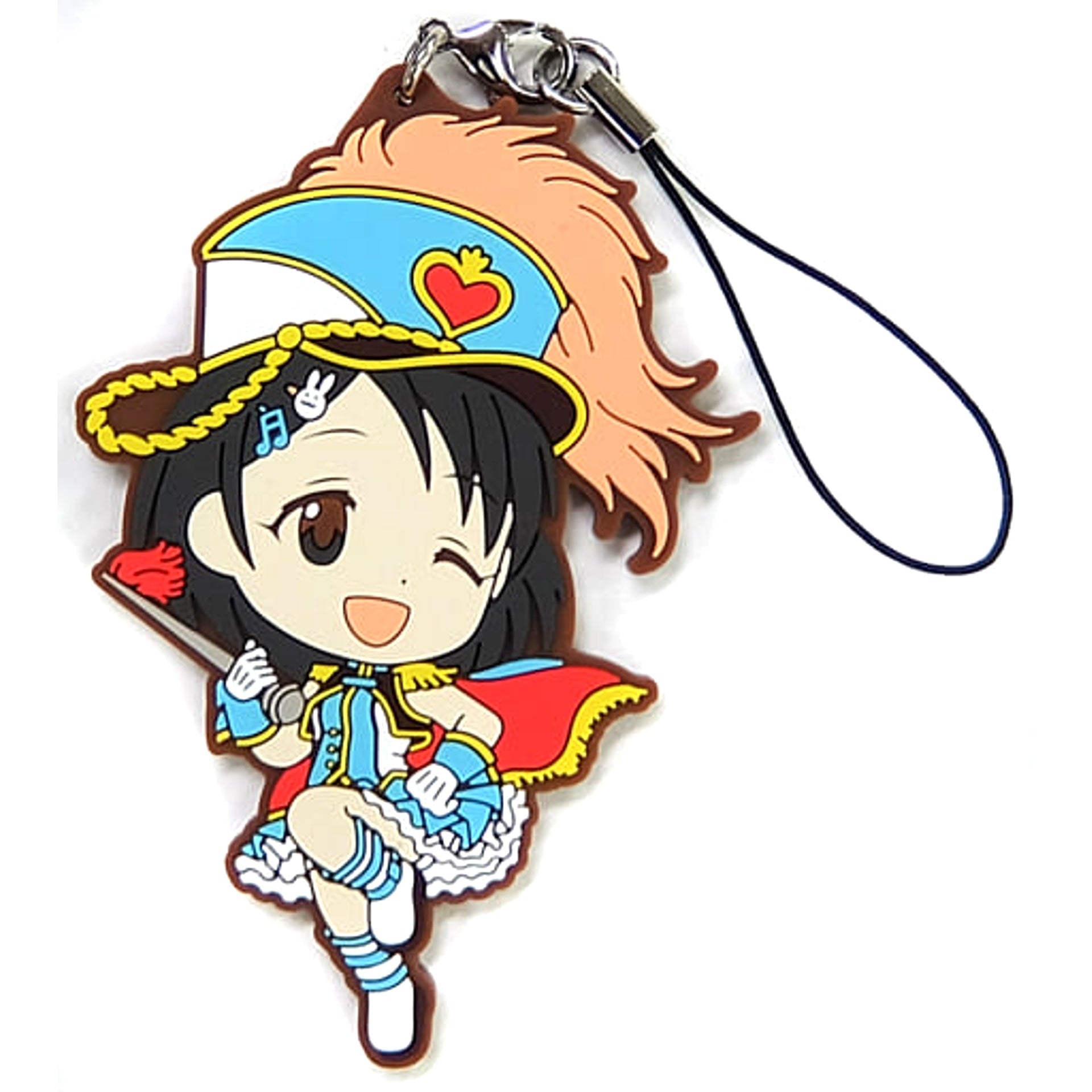 THE IDOLM@STER Cinderella Girls Chie Sasaki Ichiban Kuji Cinderella Girls Spring Rubber Charm Kyunchara Illustrations Prize D [USED]