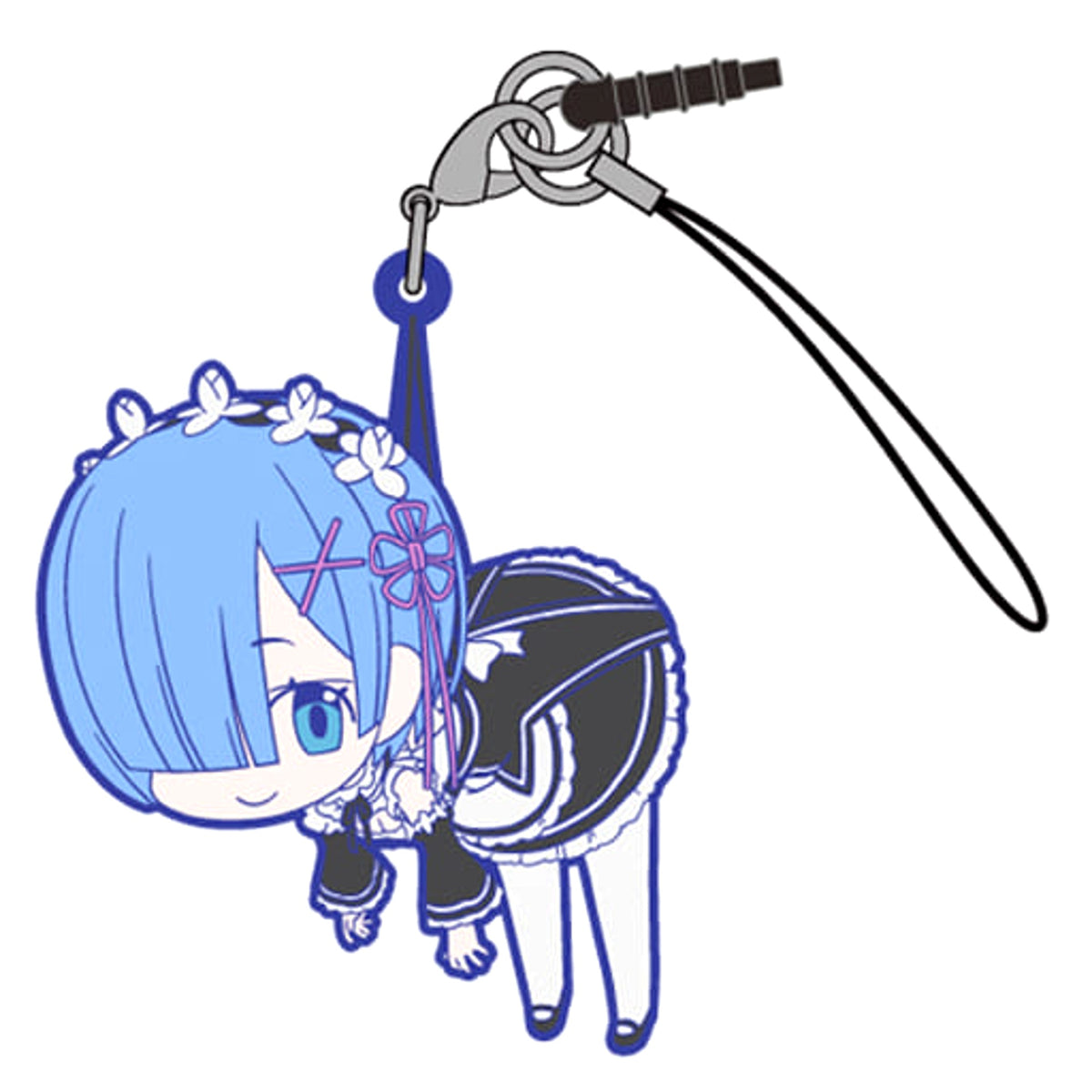 Re:ZERO -Starting Life in Another World- Rem Tsumamare Strap Keychains [USED]