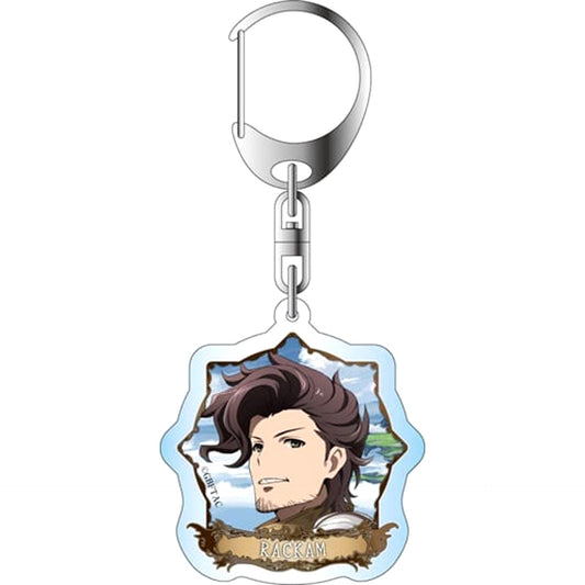 Granblue Fantasy The Animation Rackam Acrylic Keychain Keychains [USED]