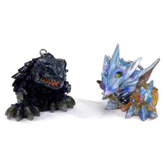 Gamera & Iris Color Version Gamera 3 Revenge of Iris Keychain Set Gamera Exhibition [USED]
