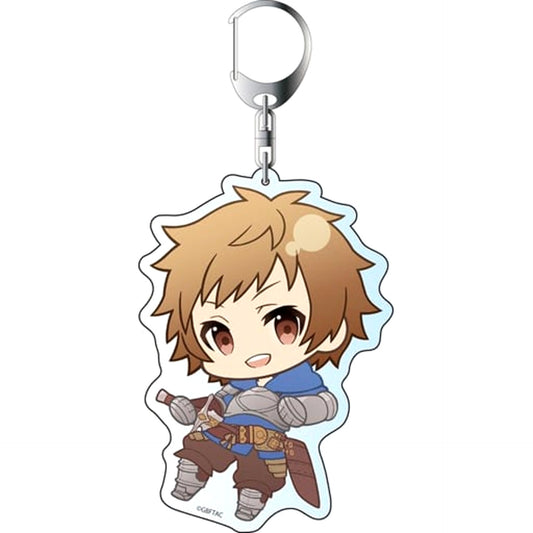 Granblue Fantasy The Animation Gran Puni Chara Deka Keychain Keychains [USED]