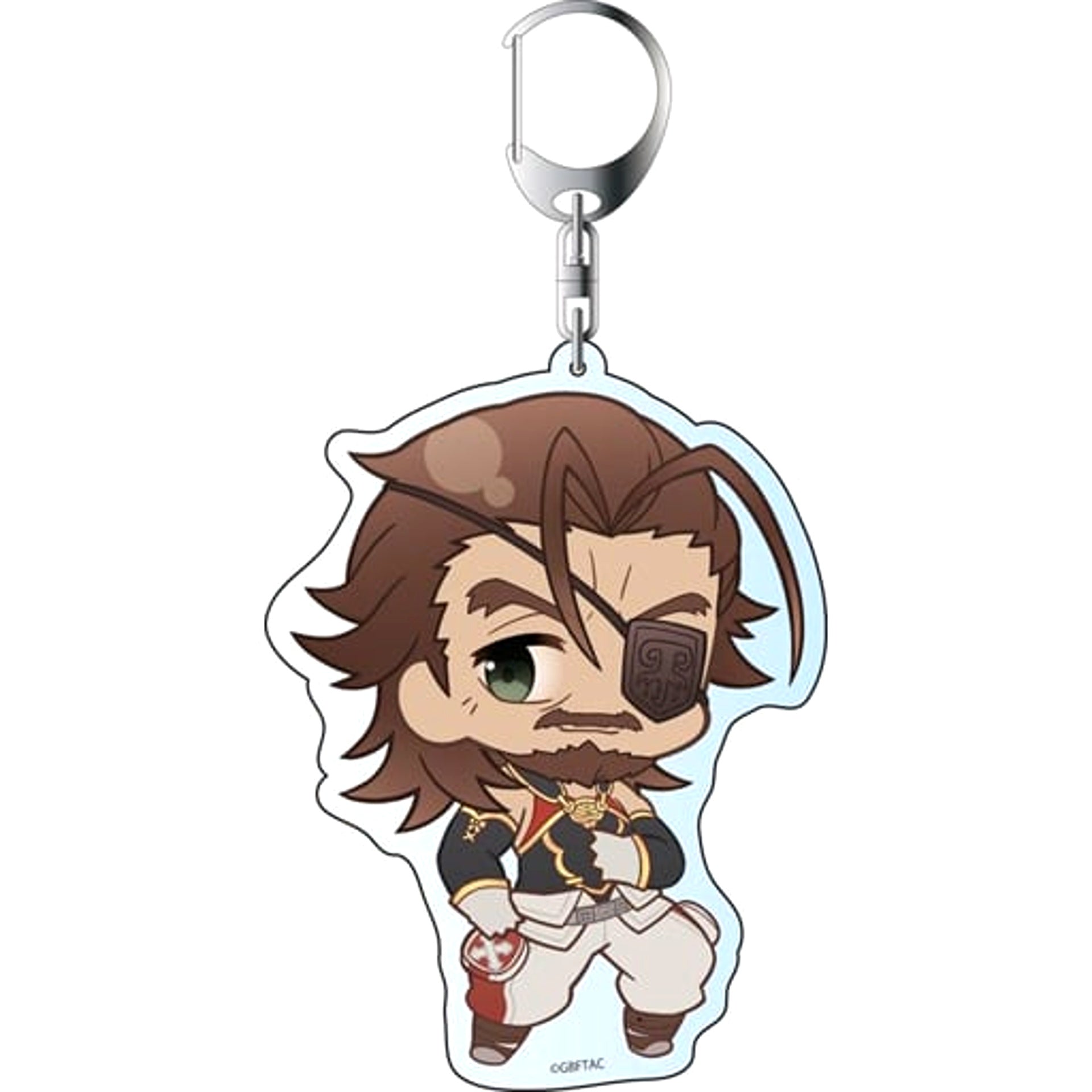 Granblue Fantasy The Animation Eugen Puni Chara Deka Keychain Keychains [USED]