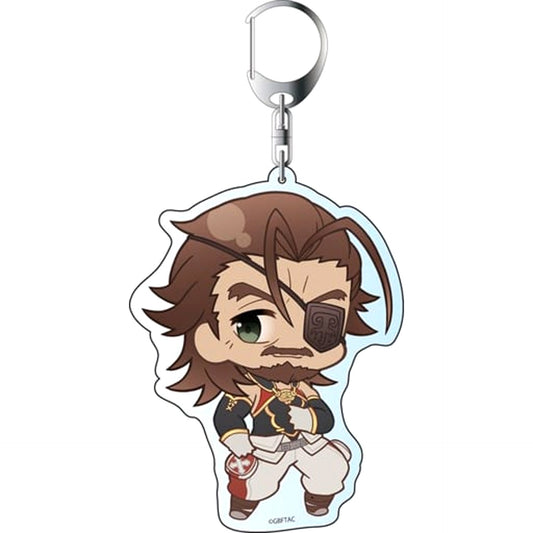 Granblue Fantasy The Animation Eugen Puni Chara Deka Keychain Keychains [USED]