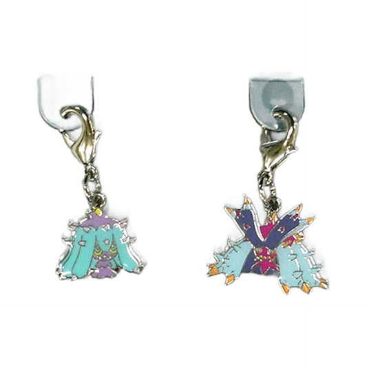 Mareanie Toxapex Pokemon National Pokedex Metal Charm Pokemon Center Limited Set of 2 Charm [USED]