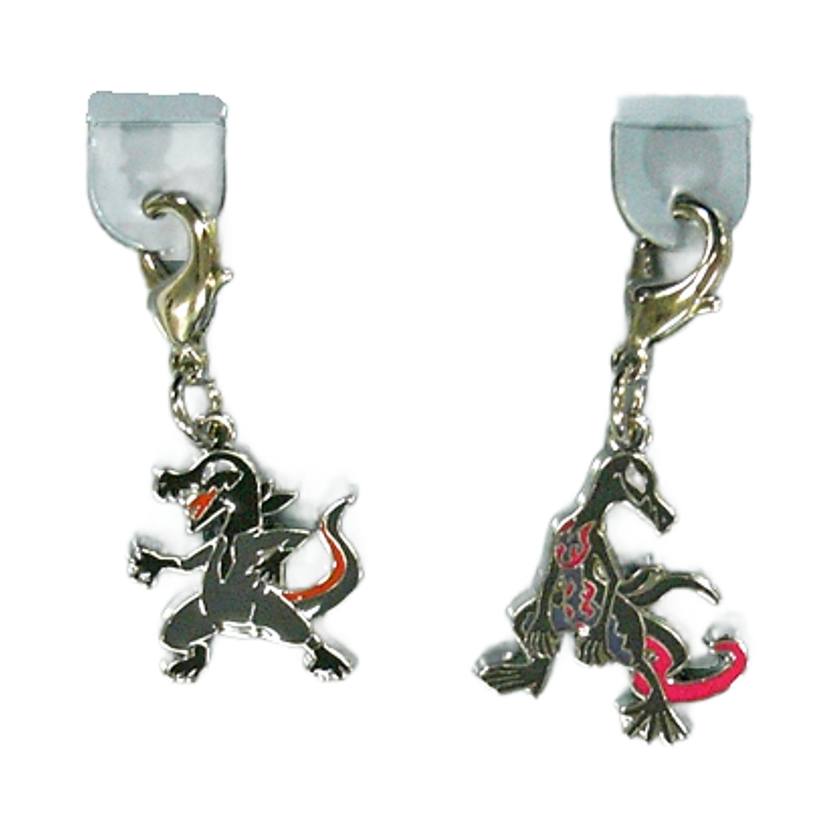 Salandit Salazzle Pokemon National Pokedex Metal Charm Pokemon Center Limited Set of 2 Charm [USED]
