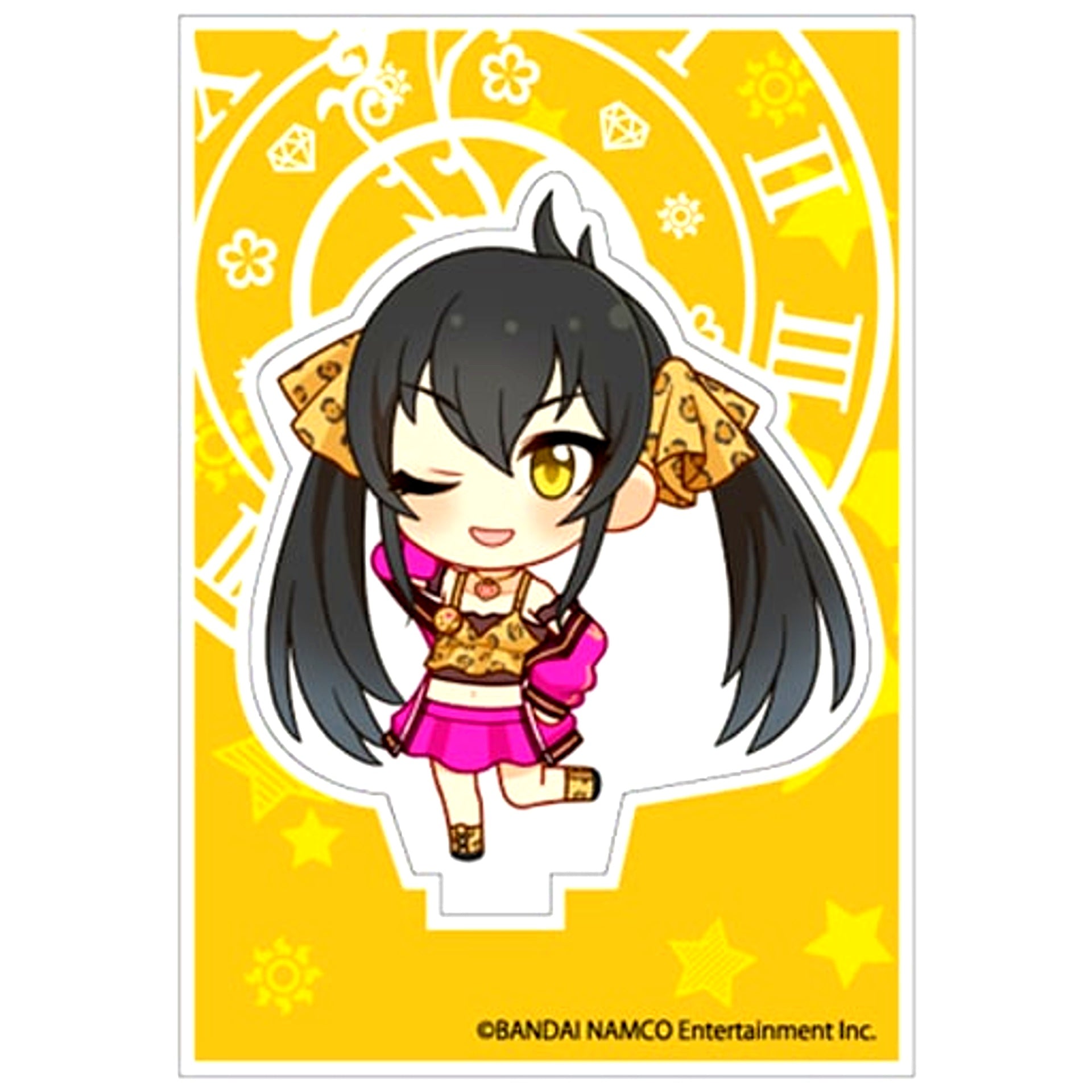 Risa Matoba The Idolm@ster Cinderella Girls Char Plate Parts Private Outfit Ver. Acrylic Char Collection Petit Vol.3 BOX Bonus [USED]