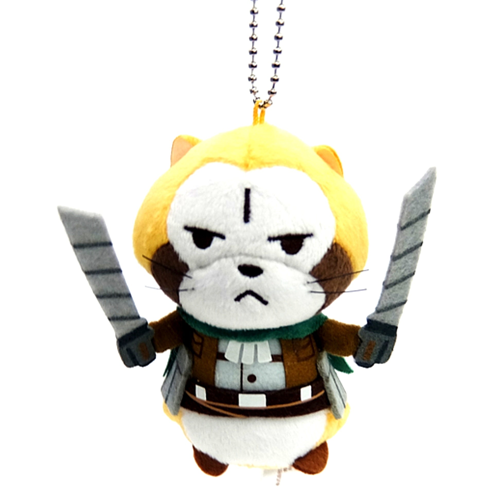 Levi Attack on Titan x Rascal the Raccoon Mascot Plush [USED]