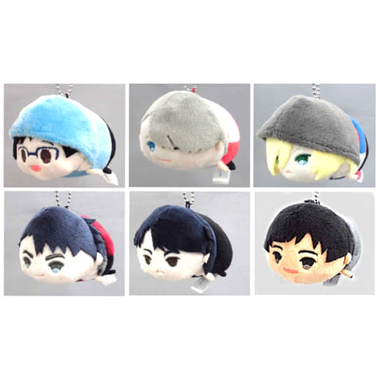 Yuri!!! On ICE Yuri Katsuki & Others Mochimochi Mascot All 6 Types Set Keychains [USED]