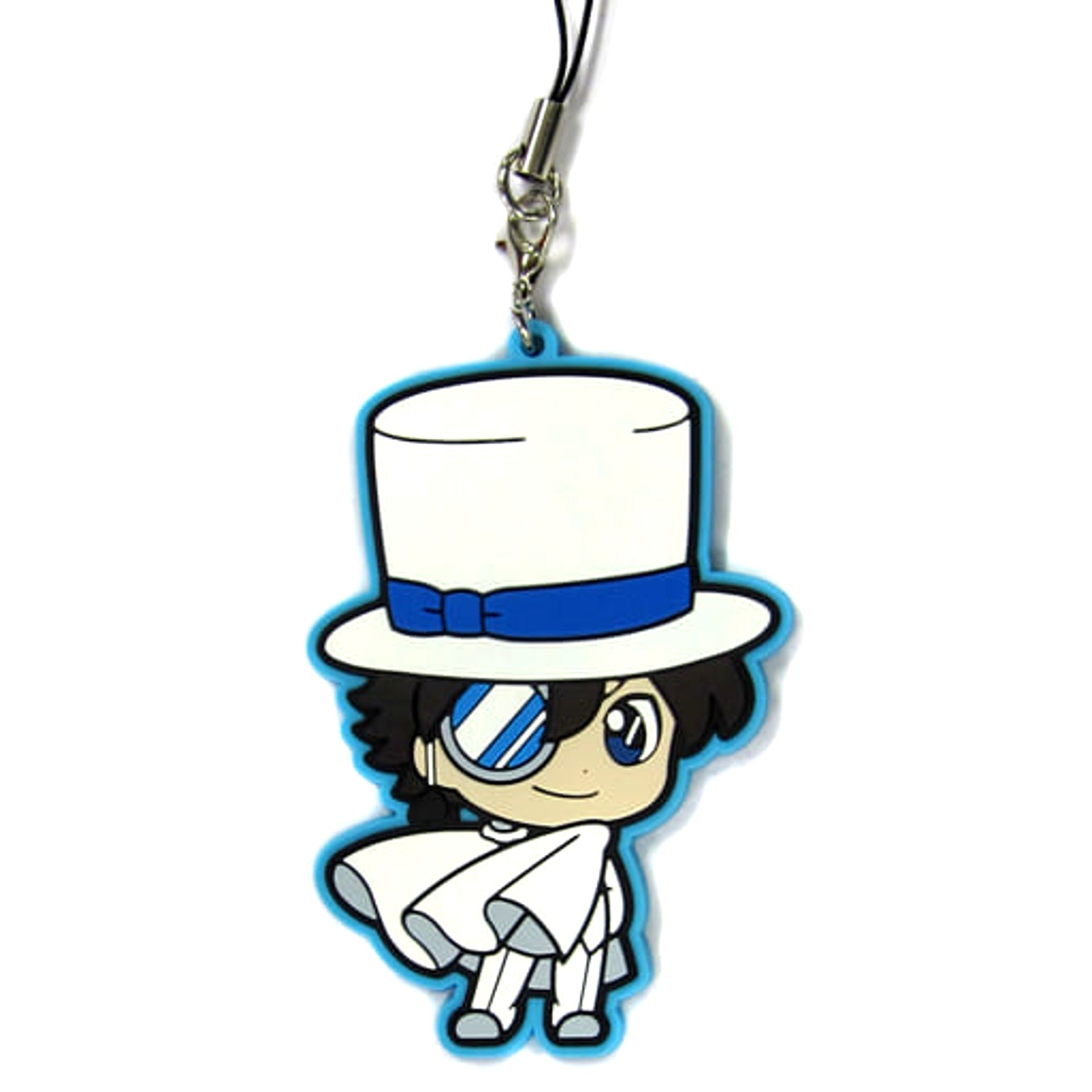 Detective Conan Kid the Phantom Thief Sega Lucky Kuji Wa Collection Character Rubber Strap Sega & User Select Prize C [USED]