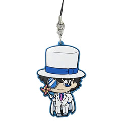 Detective Conan Kid the Phantom Thief Sega Lucky Kuji Wa Collection Kimono Rubber Strap Fifth Prize [USED]