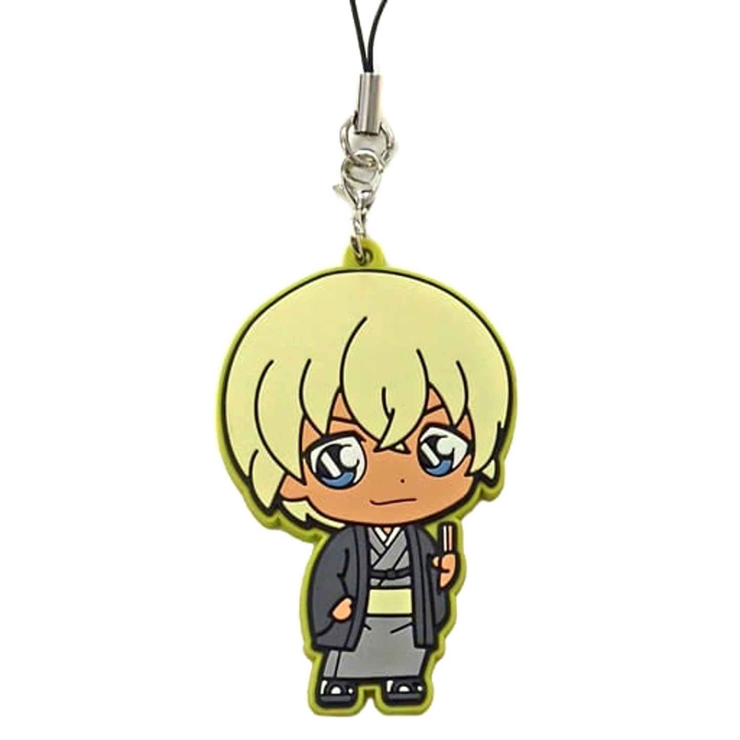 Detective Conan Toru Amuro Sega Lucky Kuji Wa Collection Kimono Rubber Strap Fifth Prize [USED]