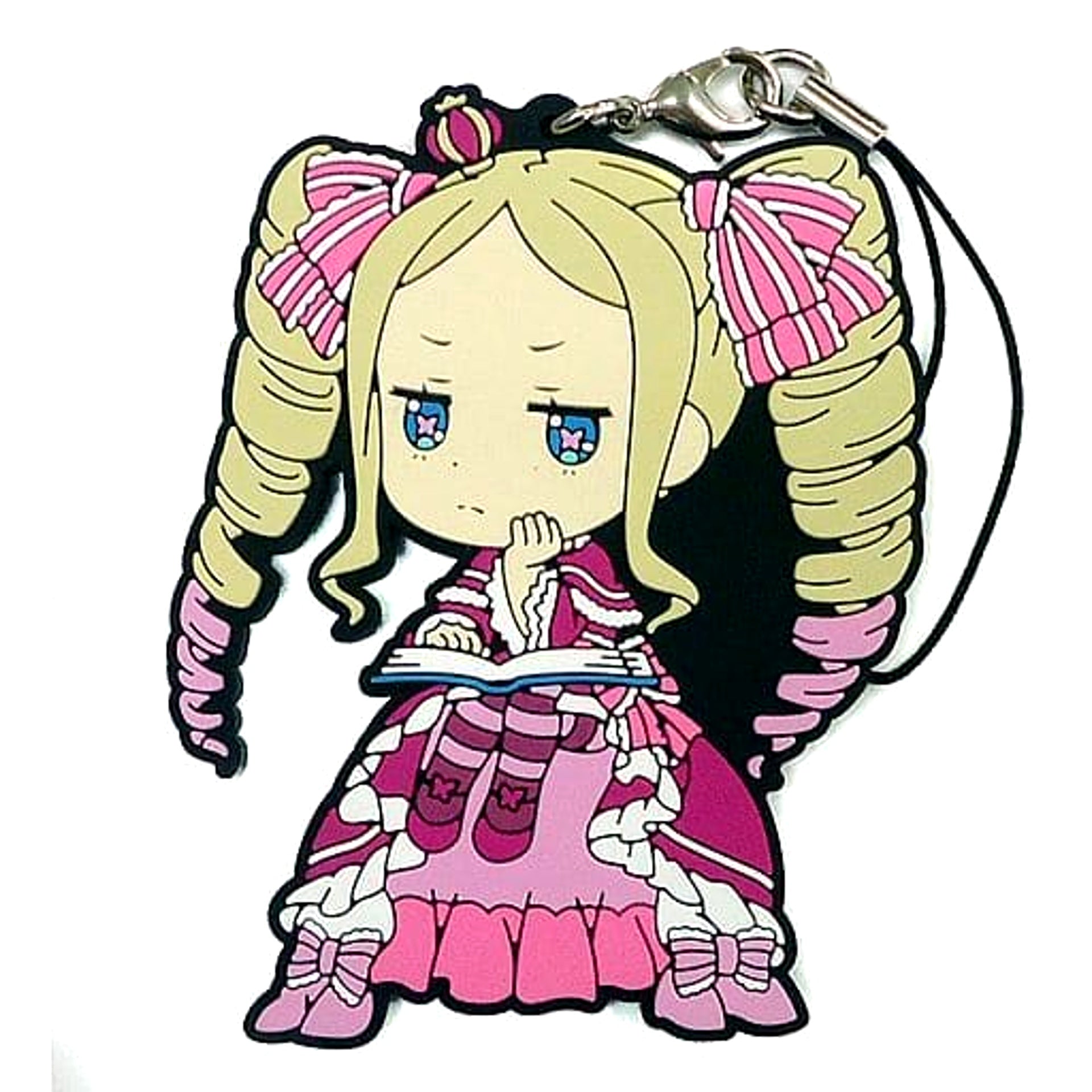 Re:ZERO -Starting Life in Another World- Beatrice Ichiban Kuji Rubber Charm Kyun Chara Illustrations Prize E Keychains [USED]