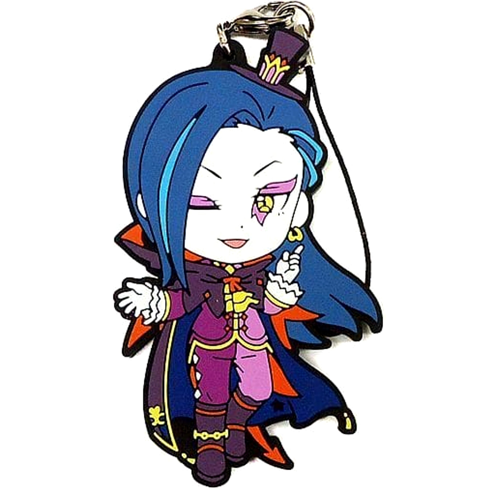 Re:ZERO -Starting Life in Another World- Roswaal Ichiban Kuji Rubber Charm Kyun Chara Illustrations Prize E Keychains [USED]
