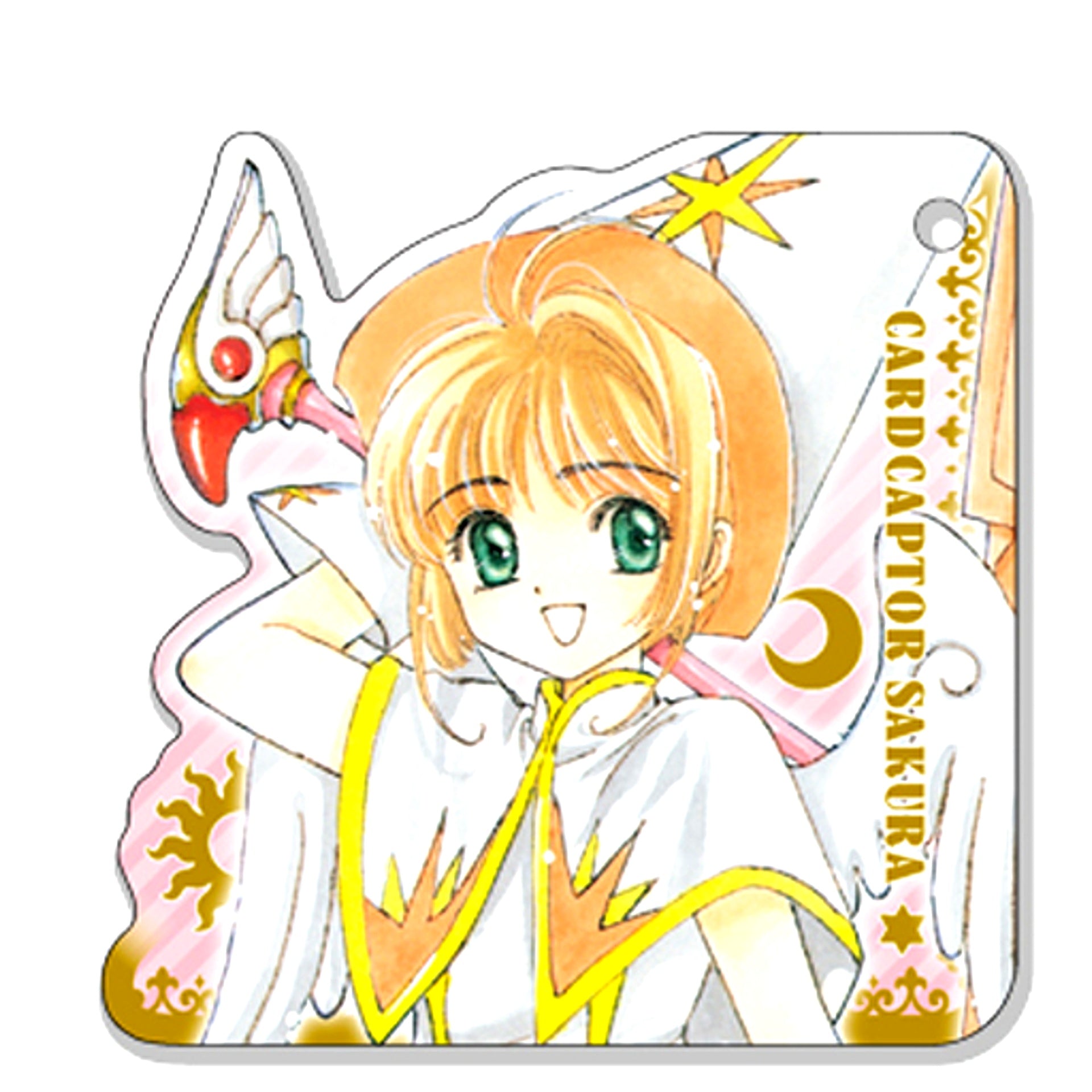 Sakura Kinomoto White Outfit Cardcaptor Sakura Trading Mirror Charm [USED]