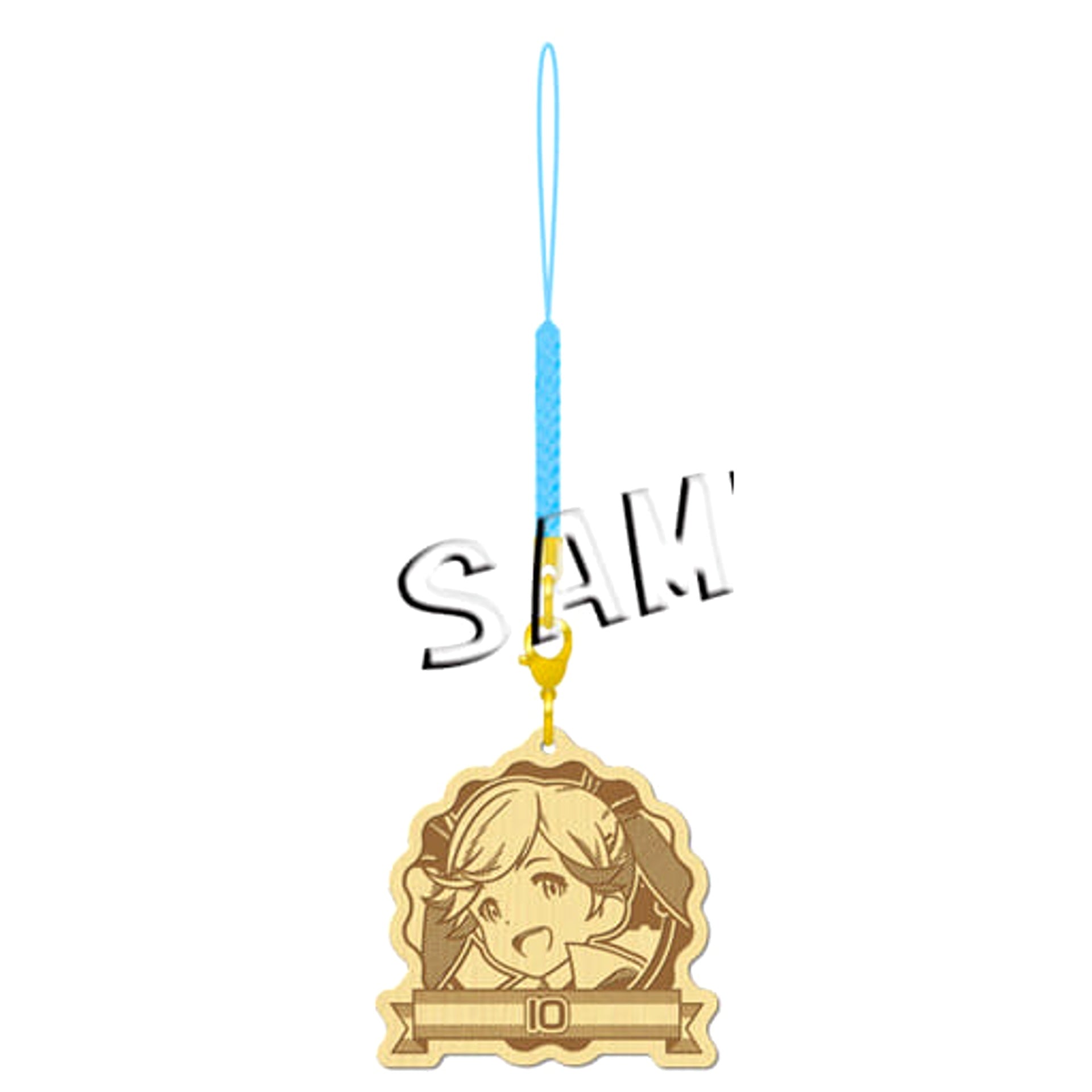 Granblue Fantasy The Animation Io Wooden Straps Keychains [USED]
