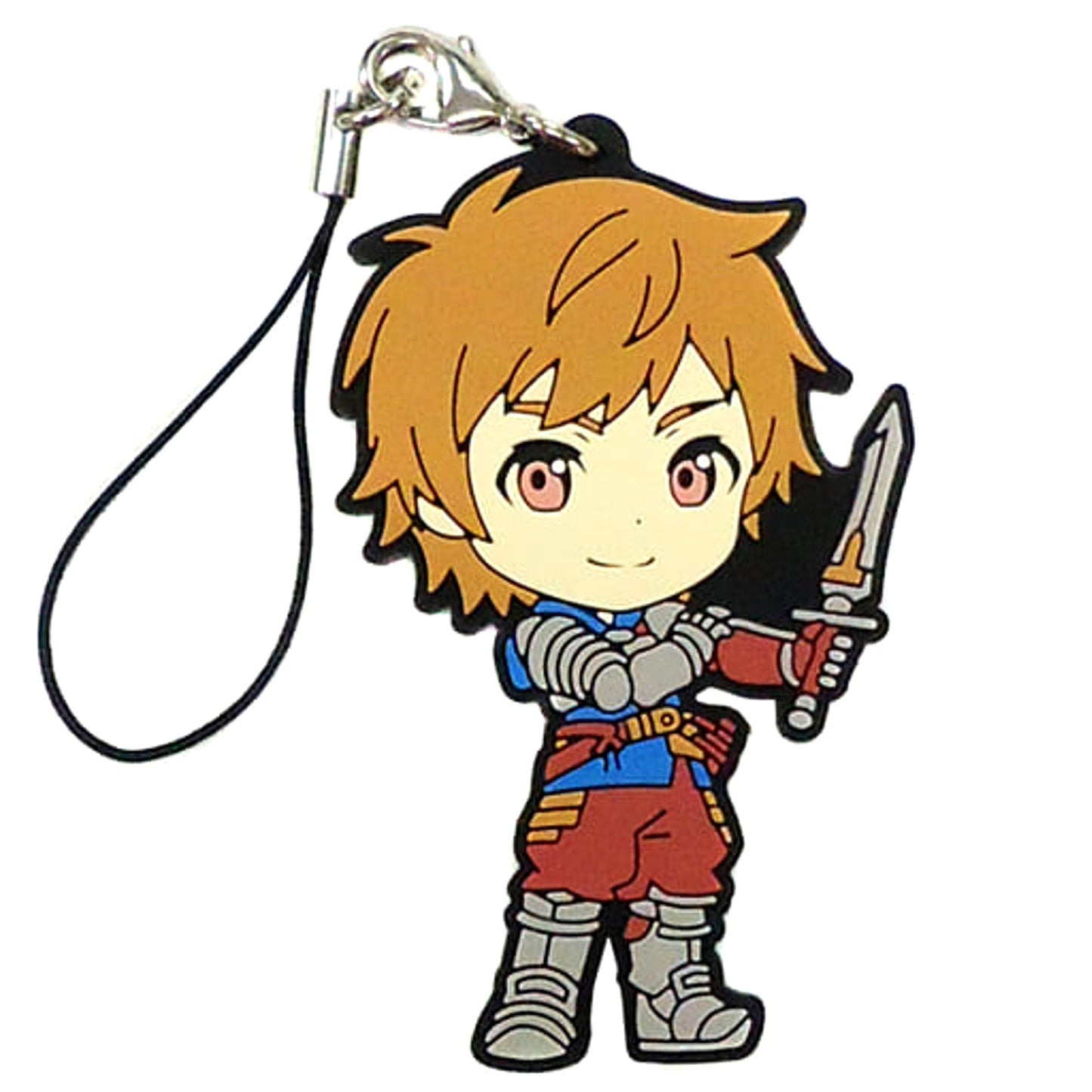 Granblue Fantasy The Animation Gran Ichiban Kuji Rubber Charm Side A Prize E Keychains [USED]