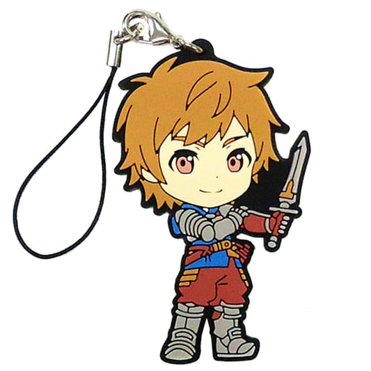 Granblue Fantasy The Animation Gran Ichiban Kuji Rubber Charm Side A Prize E Keychains [USED]