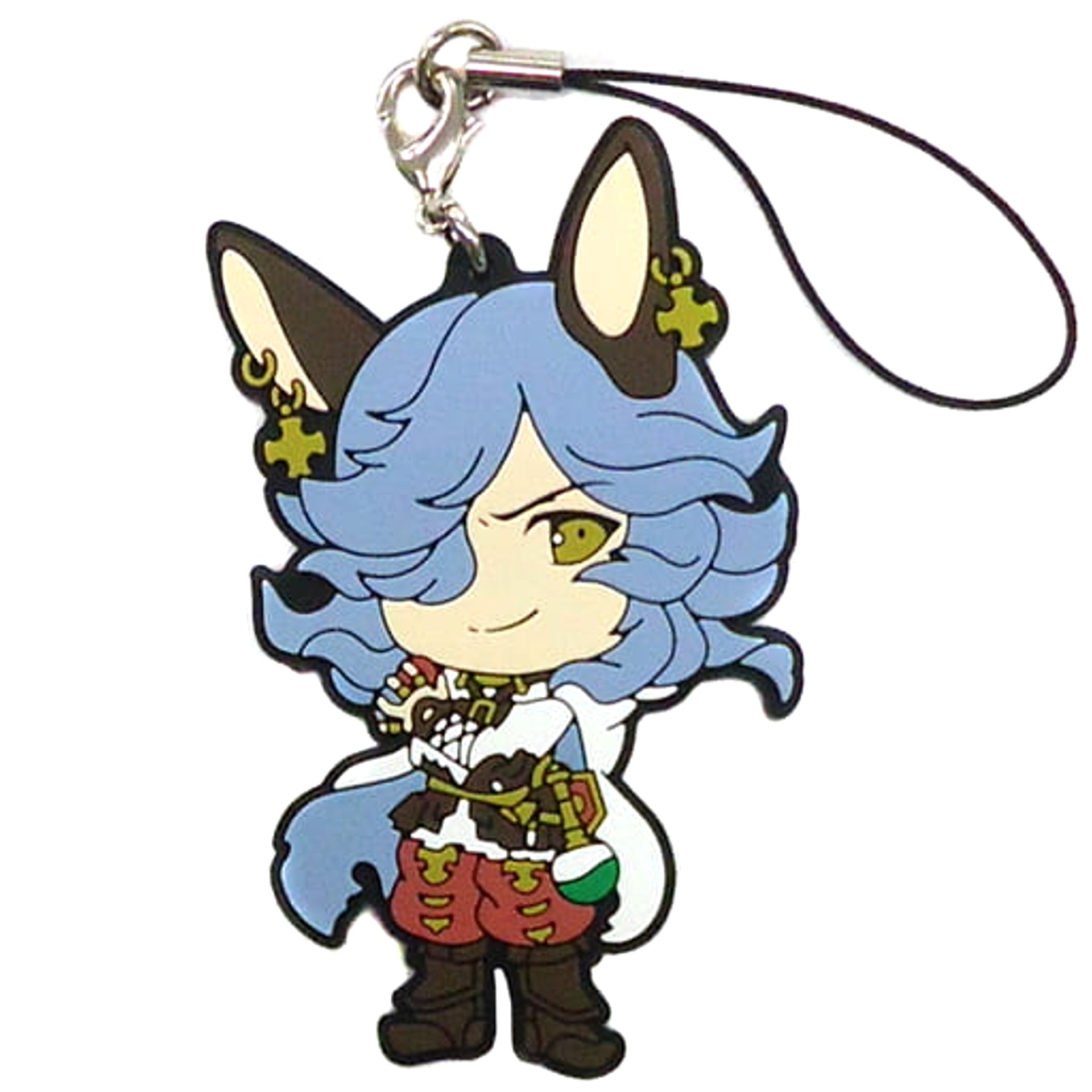 Granblue Fantasy The Animation Drang Ichiban Kuji Rubber Charm Side B Prize F Keychains [USED]