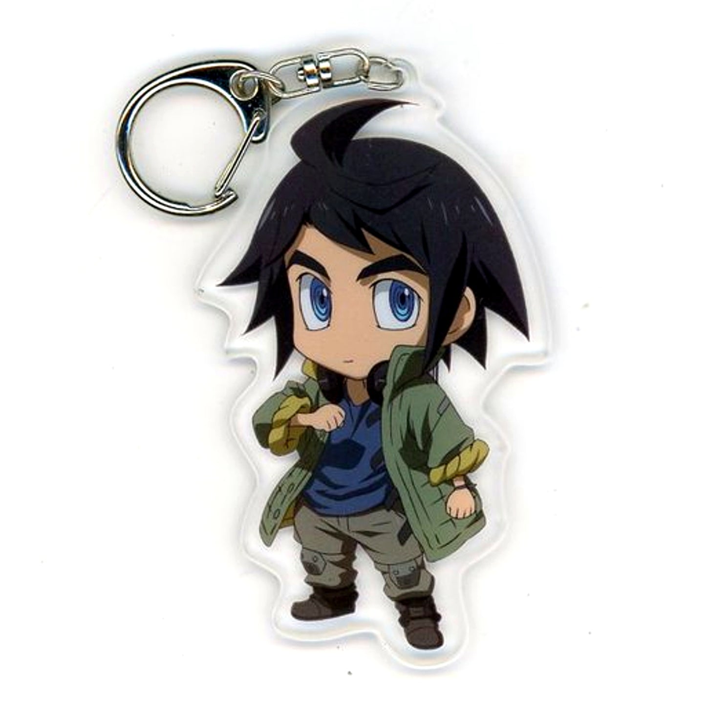 Mikazuki Augus Mobile Suit Gundam Iron-Blooded Orphans Tekkadan Broadcasting Station Rajipuchi Acrylic Keychain [USED]