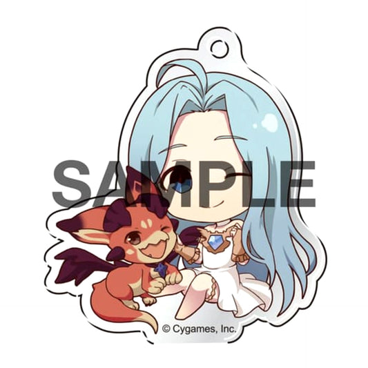 Granblue Fantasy Lyria Vyrn Eformed Pon!tto Acrylic Ball Chain Vol.1 Keychains [USED]