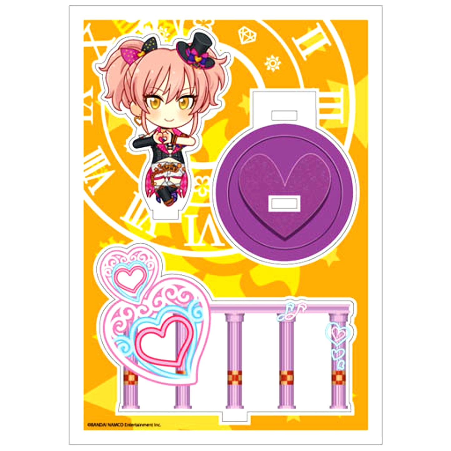 Mika Jougasaki The Idolmaster Cinderella Girls Acrylic Character Plate Petit [USED]