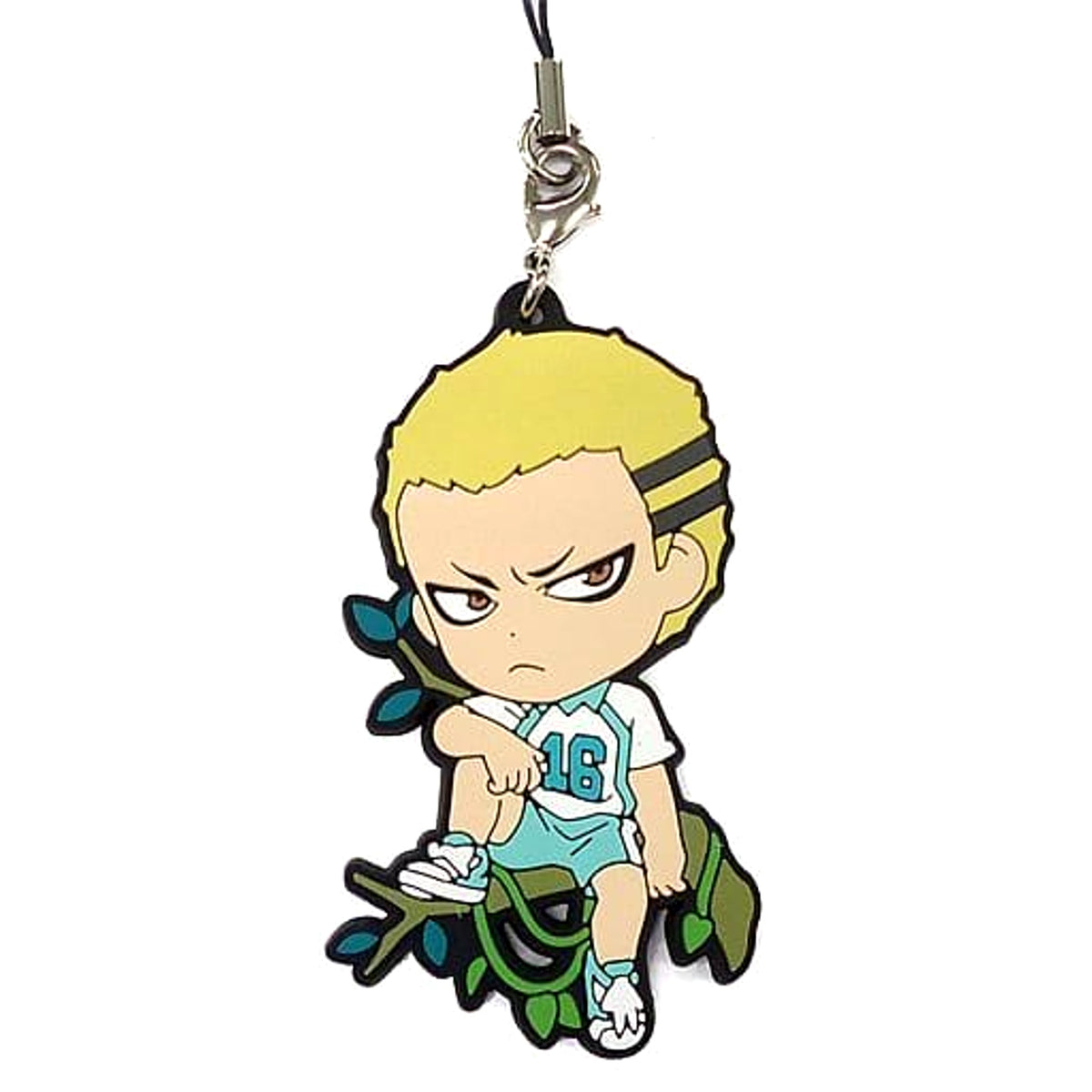 Haikyu!! Kentaro Kyotani Ichiban Kuji Connect!! Trajectory to the Nation!! 2nd Grade Rubber Strap Kyunchara Illustrations Prize R Keychains [USED]