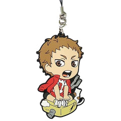 Haikyu!! Morisuke Yaku Ichiban Kuji Connect!! Trajectory to the Nation!! 3rd Year Rubber Strap Kyunchara Illustrations Prize S Keychains [USED]
