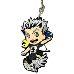 Kotaro Bokuto 3rd Year Rubber Strap Kyun Chara Illustrations Ichiban Kuji Haikyu Connect Path to Nationals Prize S [USED]