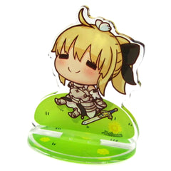 Ichiban Kuji Fate/Grand Order Nimoji Poya Saber Artoria Pendragon Lily Acrylic Stand Prize E Acrylic Stands [USED]